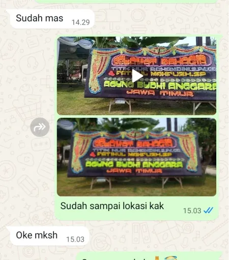 Pengiriman Papan Bunga Wanasari Wanayasa